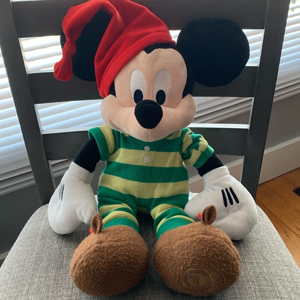 Disney Store Mickey Mouse in Pjs Pyjamas plush